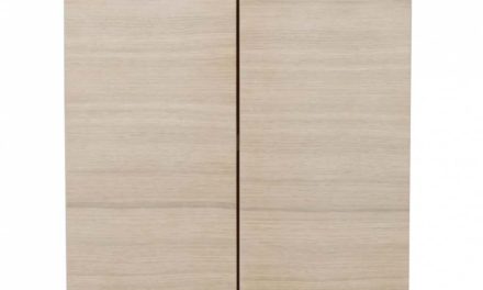 Filippa sengebord – Hvidpigmenteret eg, 2 låger