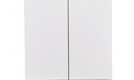 Filippa sengebord – Hvid/natur eg, 2 låger