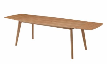 Sanna tillægsplade – Lakeret egetræ, 45 cm tillæg