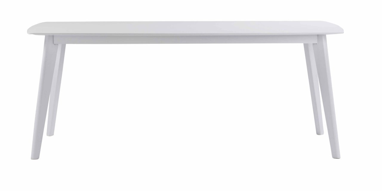 Sanna spisebord – Hvidt egetræ, 190×90