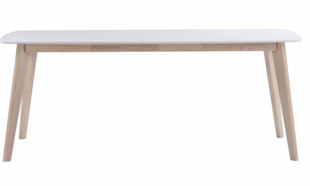 Sanna spisebord – Hvidpigmenteret egetræ, 190×90