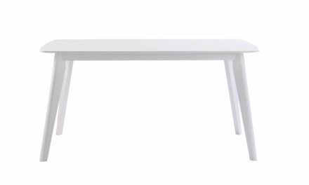 Sanna spisebord – Hvidt egetræ, 150×90