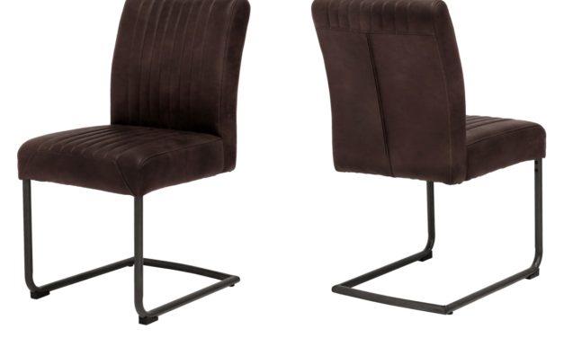 CANETT Pitou spisebordsstol – Mørkebrun