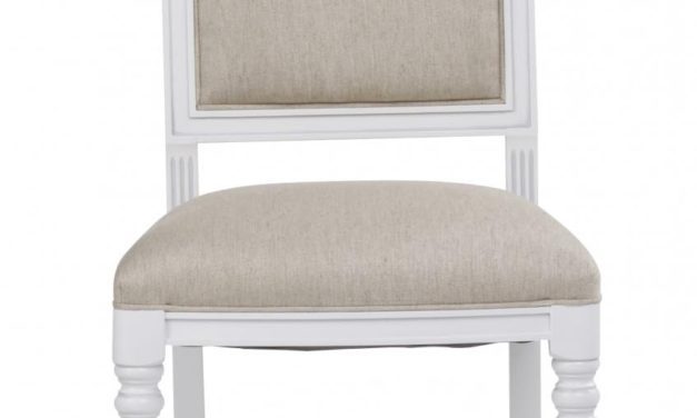 Mozart spisebordsstol – hvid/beige