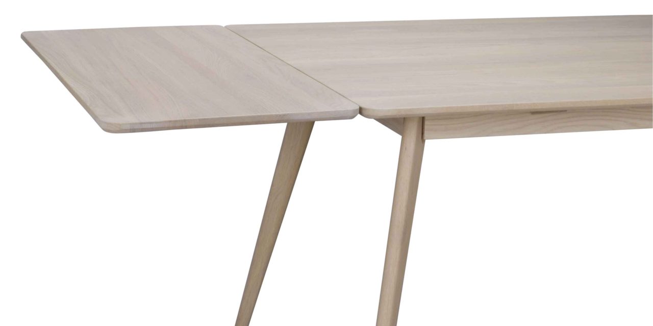 Yumi tillægsplade – Hvidpigmenteret egetræ, 45 cm tillæg