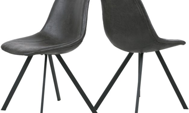 CANETT Zobel spisebordsstol – Sort