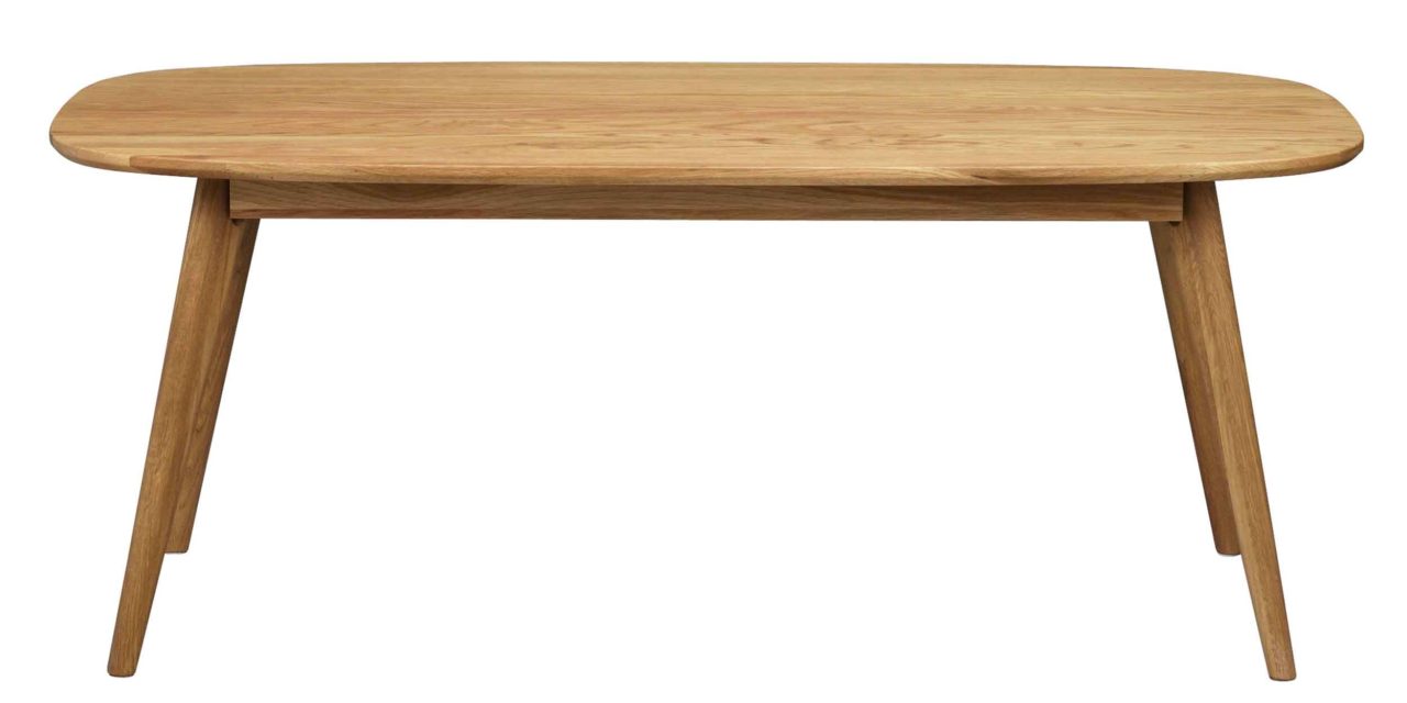 Yumi sofabord – Lakeret egetræ, 125×60