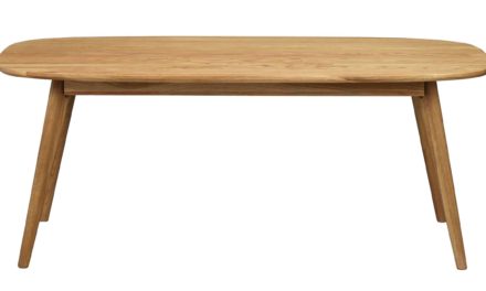 Yumi sofabord – Lakeret egetræ, 125×60