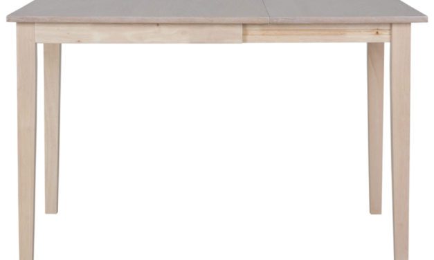 CANETT Salford spisebord – træ, incl. plade (75×75)