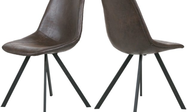 CANETT Zobel spisebordsstol – Mørkebrun