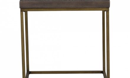 Dalton sidebord – brunt træ, kvadratisk