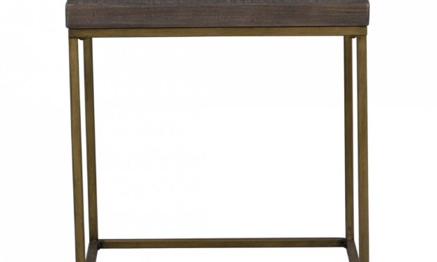 Dalton sidebord – brunt træ, kvadratisk