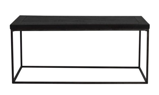 Dalton sofabord – sort træ og metal