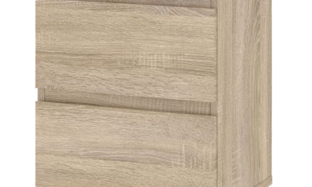 Nova Eg struktur natbord – 2 skuffer