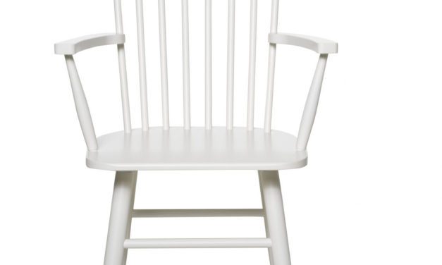 Disco armstol – hvidt egetræ