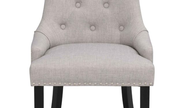 Vicky spisebordsstol – Gråt stof, sorte træben