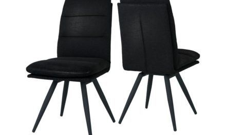 CANETT Colle spisebordsstol – Sort