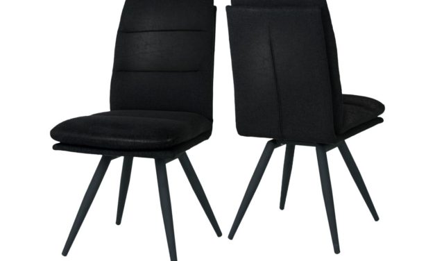 CANETT Colle spisebordsstol – Sort