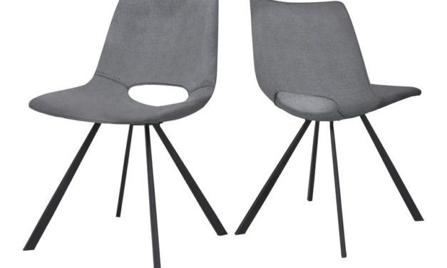 CANETT Coronas spisebordsstol – Grå