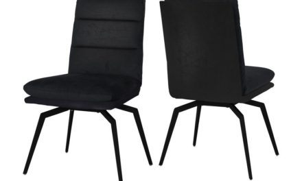 CANETT Uri spisebordsstol – Sort