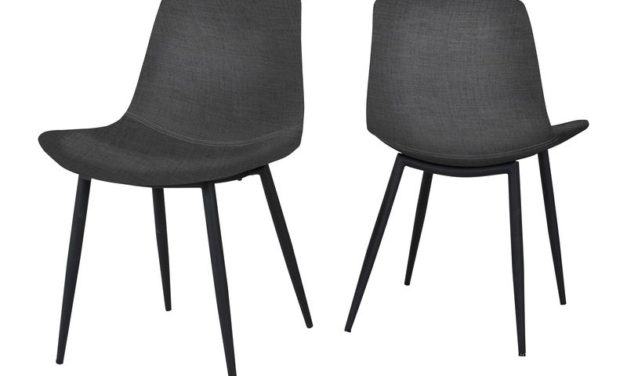 CANETT Rodi spisebordsstol – Mørkegrå