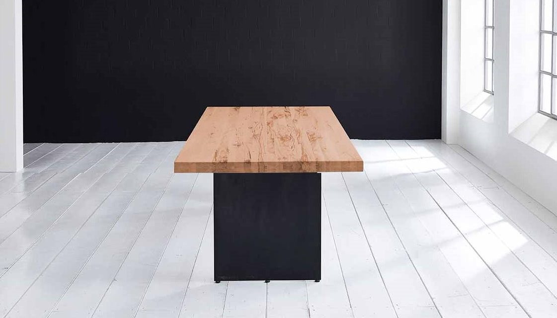 Concept 4 You plankebord – Lige kant med Line ben, m. udtræk 6 cm 300 x 110 cm. 06 = old bassano