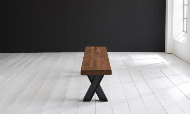 Concept 4 You Spisebordsbænk – X-ben 200 x 40 cm 6 cm 06 = old bassano