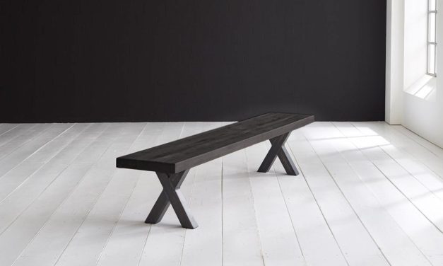 Concept 4 You Spisebordsbænk – Freja ben 260 x 40 cm 6 cm 07 = mocca black