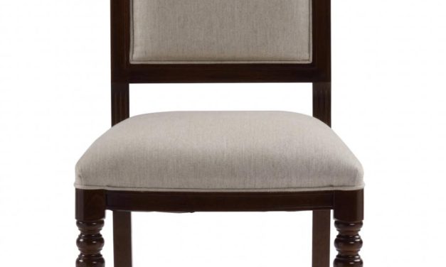 Mozart spisebordsstol – valnød/beige