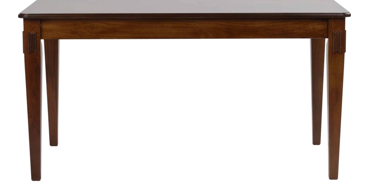 Mozart spisebord – valnøddebrun m. udtræk