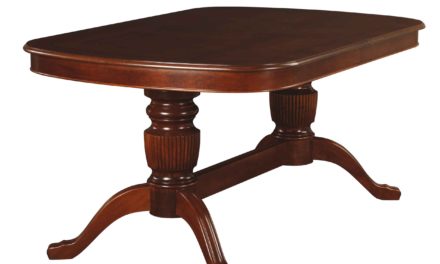 Mozart spisebord – valnøddebrun, oval incl. 2 tillægsplader