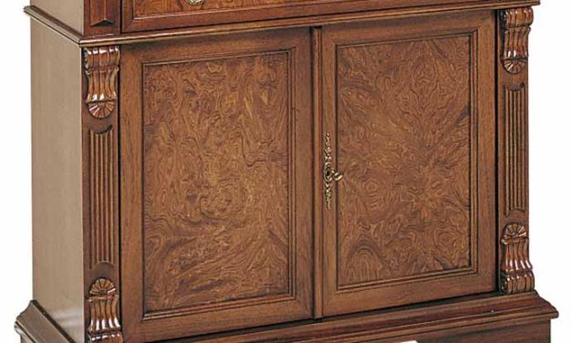 Mozart skænk – valdnøddebrun, m. 2 låger og 1 skuffe