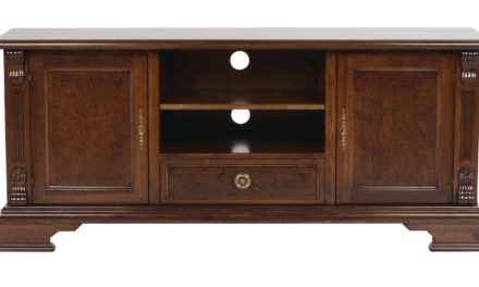 Mozart TV-bænk – valnød m. 2 låger og 1 skuffe