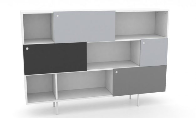 K2 Depot – 1800-3 Rørben Hvid Monokrome låger