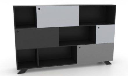 K2 Depot – 1800-3 Skråben Sort Monokrome låger