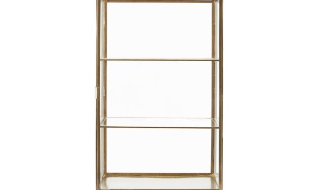 HOUSE DOCTOR Vitrineskab Glass Messing