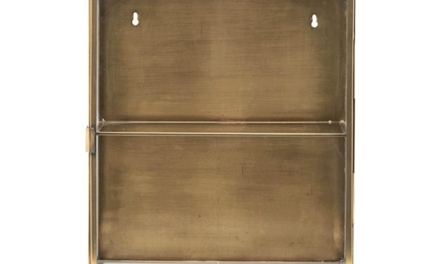 HOUSE DOCTOR Vægskab Glass Messing