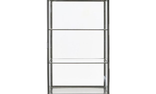 HOUSE DOCTOR lille Vitrineskab Glass Zink