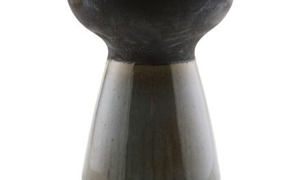 HOUSE DOCTOR TABURET PABLO PLETTET SORT/SHELLISH MUD