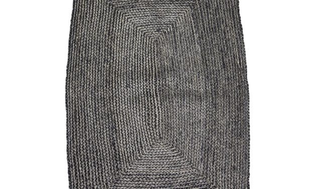 HOUSE DOCTOR Gulvtæppe Structure Sort/Grå