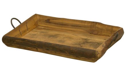 SJÄLSÖ NORDIC Rustik træbakke i genbrugstræ