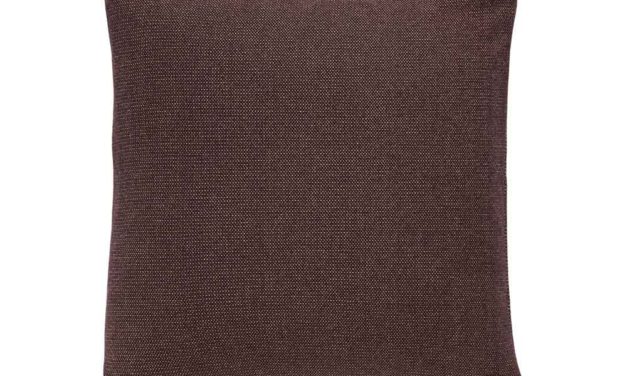 H&Uuml;BSCH pude – mørkerød bomuld (50×50)