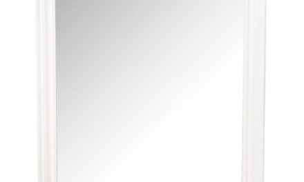 Vægspejl – hvid (78×48)