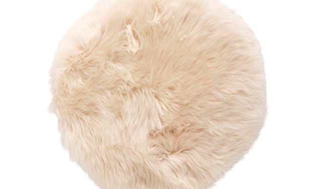 H&Uuml;BSCH Hvid stolehynde, korthåret