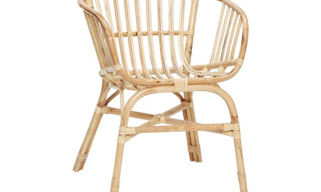 H&Uuml;BSCH Rattan Stol, Natur