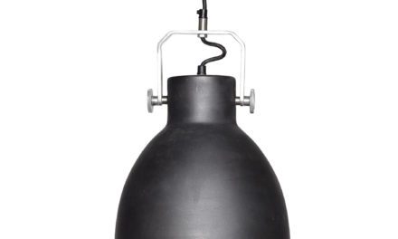 HÜBSCH Lampe, sort