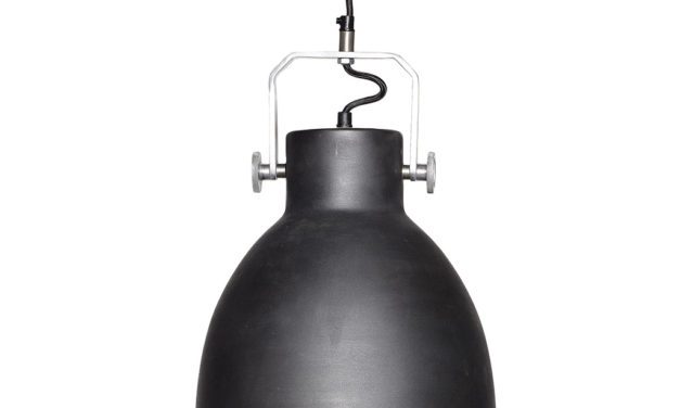 H&Uuml;BSCH Lampe, sort