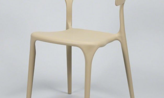 FURBO Spisebordsstol, beige plast