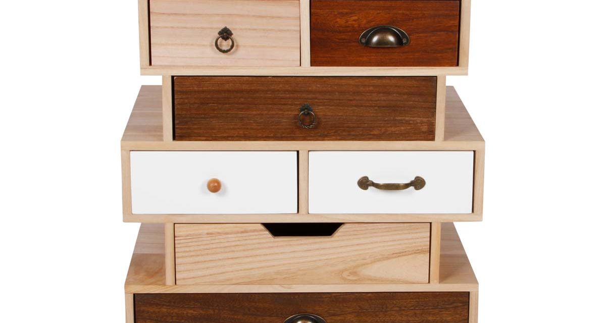 Joeyline Kommode, 8 skuffer, Paulownia