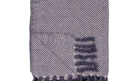 HOUSE NORDIC Cort plaid i sort og hvidt bomuld design A